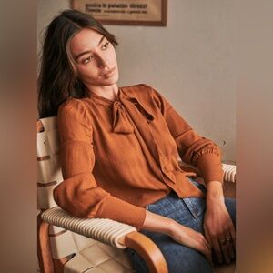 NWT Sezane Laurya Blouse